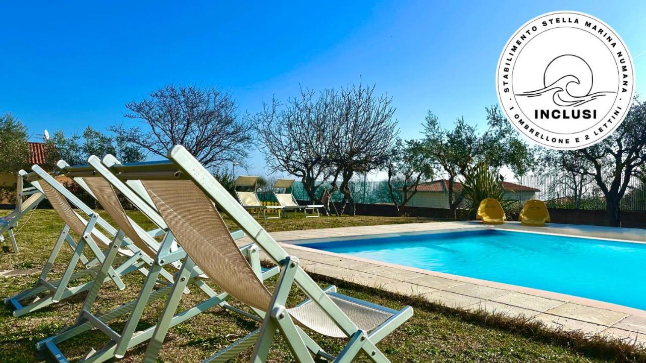 Viva3 - Numana, Ampio Trilocale In Villa Con Piscina Εξωτερικό φωτογραφία